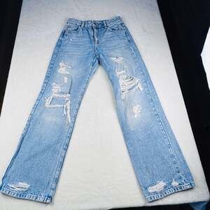 Garage Denim 90s Straight Jeans distressed size o
